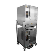 AccuTemp P61201D060 DBL 12 Pan Boilerless LP Gas Convection Steamer, (2) Stacked, Connectionless 1 image