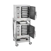 AccuTemp S64803D140 DBL 12 Pan Electric Boilerless Convection Steamer, (2) Stacked, Connectionless 1 image