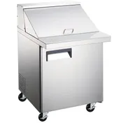 Grista GRSLM-1D 27" One Section Sandwich / Salad Prep Table w/ 1 Door, 6 pans, 6 cu. ft. 1 image