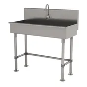 Advance Tabco 19-FM-1-EFADA 40" Freestanding Hand Sink with e-Faucet- 16 gauge 1 image