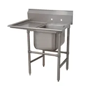 Advance Tabco 94-1-24-36L 58" One Compartment Sink, 16"W x 20"L Bowl With Left-Hand Drainboards 1 image