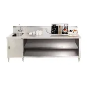 Advance Tabco BEV-30-144L Beverage Table, 144" W 1 image