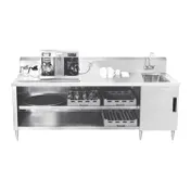 Advance Tabco BEV-30-72R Beverage Table, 72" W 1 image