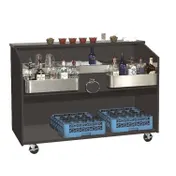 Advance Tabco D-B Portable Bar, 61"W X 24-1/2"D X 43-3/4"H 1 image