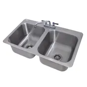 Advance Tabco DI-2-1410 Drop-In Sink, 2-Compartment 1 image