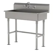 Advance Tabco FC-FM-1-ADA-F 40" Freestanding Hand Sink with Wrist Faucet - 16 gauge 1 image