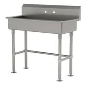 Advance Tabco FC-FM-1-ADA 40" Freestanding Hand Sink without Faucet - 16 gauge 1 image