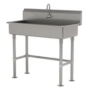 Advance Tabco FC-FM-1-EFADA 40" Freestanding Hand Sink with e-Faucet - 16 gauge 1 image