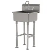 Advance Tabco FC-FM-2219-F 23" Freestanding Hand Sink with Faucet - 16 gauge 1 image