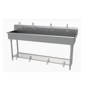 Advance Tabco FC-FM-80FV 80" Freestanding Hand Sink 1 image