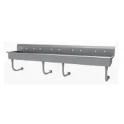 Advance Tabco FC-WM-100-ADA 100" Wall Mounted Hand Sink 1 image