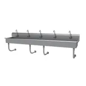 Advance Tabco FC-WM-100EFADA 100" Wall Mounted Hand Sink 1 image
