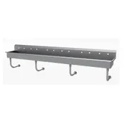 Advance Tabco FC-WM-120-ADA 120" Wall Mounted Multi-Station Hand Sink without Faucet - 16 gauge 1 image