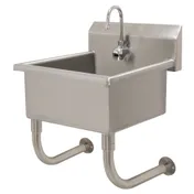 Advance Tabco FC-WM-2721EF 27" Wall Mounted Hand Sink with e-Faucet - 16 gauge 1 image