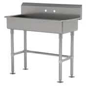 Advance Tabco FS-FM-1-ADA 40" Freestanding Hand Sink without Faucet - 14 gauge 1 image
