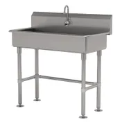 Advance Tabco FS-FM-1-EFADA 40" Freestanding Hand Sink with e-Faucet - 14 gauge 1 image