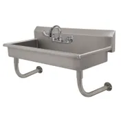 Advance Tabco FS-WM-1-ADA-F 40" Wall Mounted Hand Sink with Wrist Faucet - 14 gauge 1 image