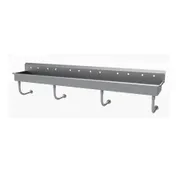 Advance Tabco FS-WM-120-ADA 120" Wall Mounted Multi-Station Hand Sink without Faucet - 14 gauge 1 image