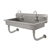 Advance Tabco FS-WM-40EFADA Wall Mounted Multi-Station Hand Sink with e-Faucet - 14 gauge 1 image