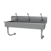 Advance Tabco FS-WM-60EFADA 60" Wall Mounted Multi-Station Hand Sink with e-Faucet - 14 gauge 1 image
