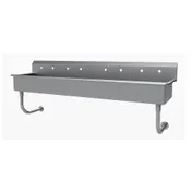 Advance Tabco FS-WM-80 80" Wall Mounted Multi-Station Hand Sink without Faucet - 14 gauge 1 image