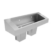 Advance Tabco HSS-ADA-2 Wall Mounted Hand Sink without Faucet - 16 gauge / 3 Splashes 1 image