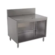 Advance Tabco PRSCO-19-48 Prestige Underbar Drainboard Cabinet, Open Front 1 image