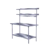 Advance Tabco PT-15R-48 Overshelf, Table Mounted, Single, 48"W X 15"D 1 image