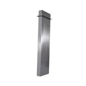 Advance Tabco VR-1 Ventilation Riser, Accommodates 4" X 16" Vent Duct, 60"H 1 image