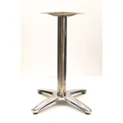 AAA Furniture Wholesale CTB2525 Dining Height Chrome Finish Steel Table Base, 25x25, 3 Dia. Column 1 image
