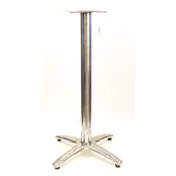 AAA Furniture Wholesale CTB2525BH Bar Height Table Base, 25x25, Chrome Finish, 3 Steel Column 1 image