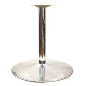 AAA Furniture Wholesale CTB30BH Bar Height Chrome Finish Steel Table Base, 30" dia. base, 3" dia. column 1 image