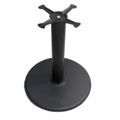AAA Furniture Wholesale TRB24BH 24" Bar Height Cast Iron Table Base, Black Matte Finish, 4" Column 1 image