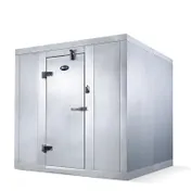 AmeriKooler QC081072**NBRC 8' X 10' Quick Ship Indoor Walk-In Cooler without Floor, Remote 1 image