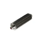 Alfa International BKT-5105 Rear Blade Shaft, Red Tips, Berkel Tenderizer 705, Replaces OEM 4675-00105, Pack 1 image