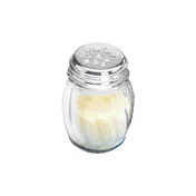 American Metalcraft 3306 Cheese Shaker, 6-9 oz Glass, Metal, Perforated Top, No Handle 1 image