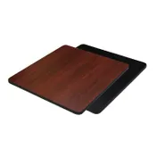 American Tables & Seating ADL3030-B/DM Square 30" X 30" Laminate Reversible Table Top, T-Mold Edge 1 image