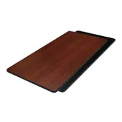 American Tables & Seating ADL3060-B/DM Rectangular 30" X 60" Laminate Reversible Table Top, T-Mold Edge 1 image