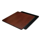 American Tables & Seating ADL3636-B/DM Square 36" X 36" Laminate Reversible Table Top, T-Mold Edge 1 image