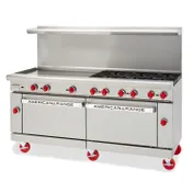 American Range AR-72G-126L-SBR 72" Gas Restaurant Range 1 image