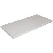 ATS ATR3060-PW Rectangle Resin Table Top, 30x60, Pure White, High Gloss Finish 1 image