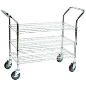 American Tables & Seating MET-UBC-WS1836 Utility Bussing Cart, Heavy Duty 1 image