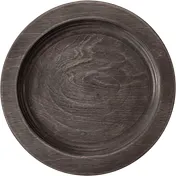 ATS UR8 Wood Underliner, 7-3/4" Diameter Round, Walnut Stain, Hand Wash Only, Wood Material - 1/Case 1 image