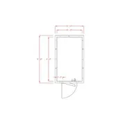 American Panel 6X10F-I 6' X 10' Indoor Walk-In Freezer w/ Floor, Self-Contained 1 image