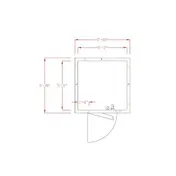 American Panel 6X6C-I 6' X 6' Indoor Walk-In Cooler without Floor, Self-Contained 1 image
