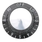 AllPoints 221309 Infinite Control Knob, Black, 2" Dia, Off-Lo-2-8-Hi 1 image