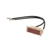 AllPoints 381063 Indicator Light, 3/8" X 1-1/4", Wire Leads, Red 1 image
