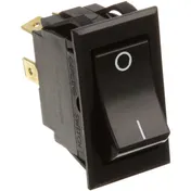 AllPoints 8001151 Switch, Rocker, Black 125-277V, 20A, 4 Pole Dtst. 1 image