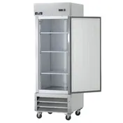 Arctic Air AR23 26" 1-Section Solid Door Reach-In Refrigerator, Bottom Mounted, Stainless Steel, 23 cu. ft. 2 image