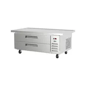 Asber ACBR-52-60 60" 2 Drawers Refrigerated Chef Base w/ (4) 12" x 20" Pan Capacity 1 image